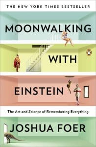 Moonwalking with Einstein by Joshua Foer, book front cover
