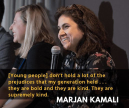 Marjan Kamali Panel Quote