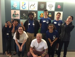 Students at Allen & Gerritsen ad agency