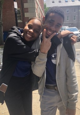 sji students smiling