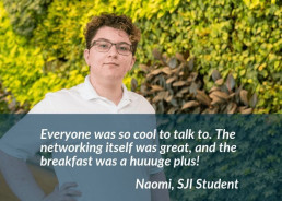 Networking Breakfast Naomi Quote