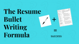 Power Point Slide: The Resume bullet writing formula