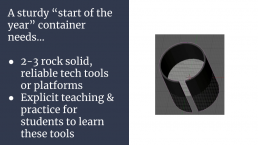 slide with text and image