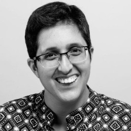 black and white headshot of Neema