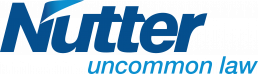 Nutter logo with tagline 'uncommon law'